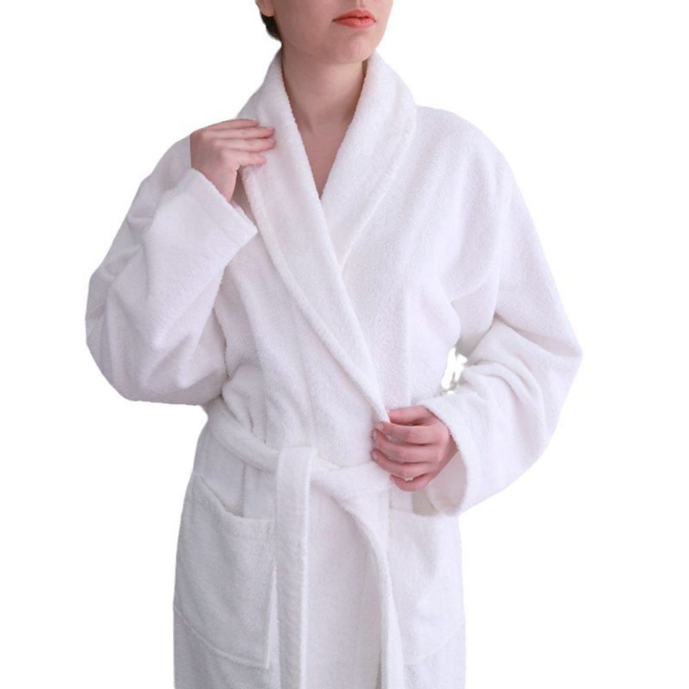 Hotel Cotton Absorbent Thickened Long-Sleeved Bathrobe 3