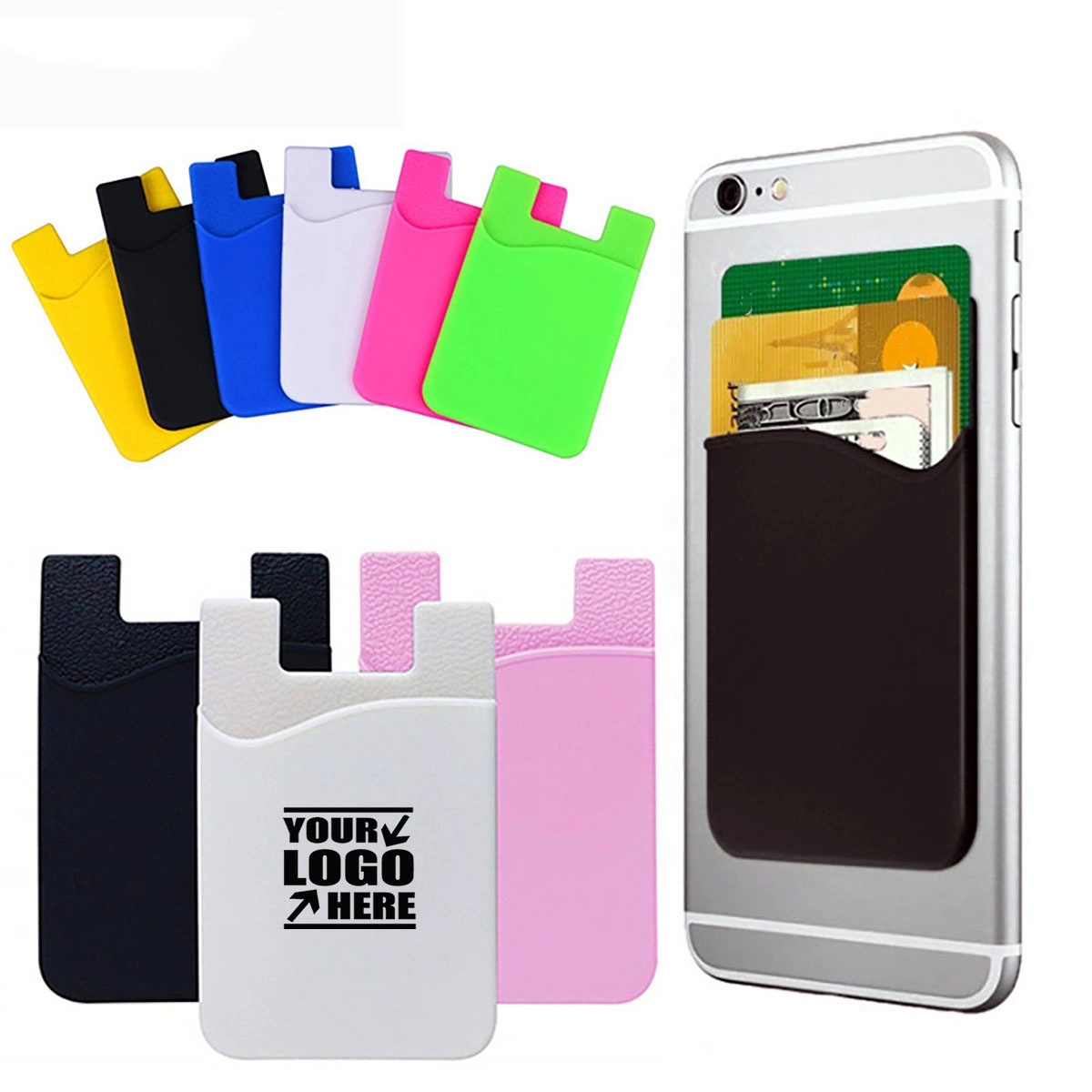 Adhesive Cell Phone Wallet 2