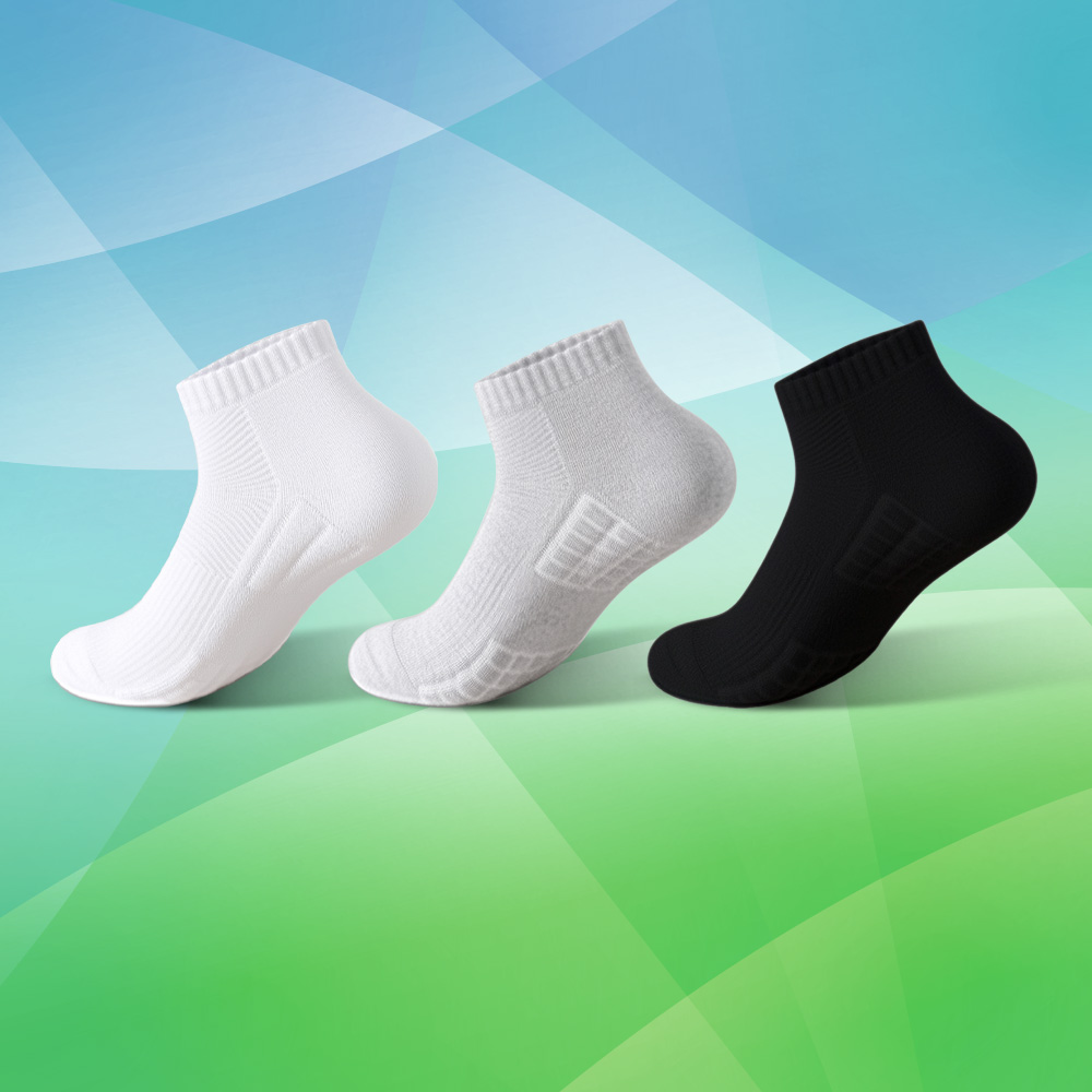 Low Cut Cushioned Sports Non-Slip Unisex Socks 7