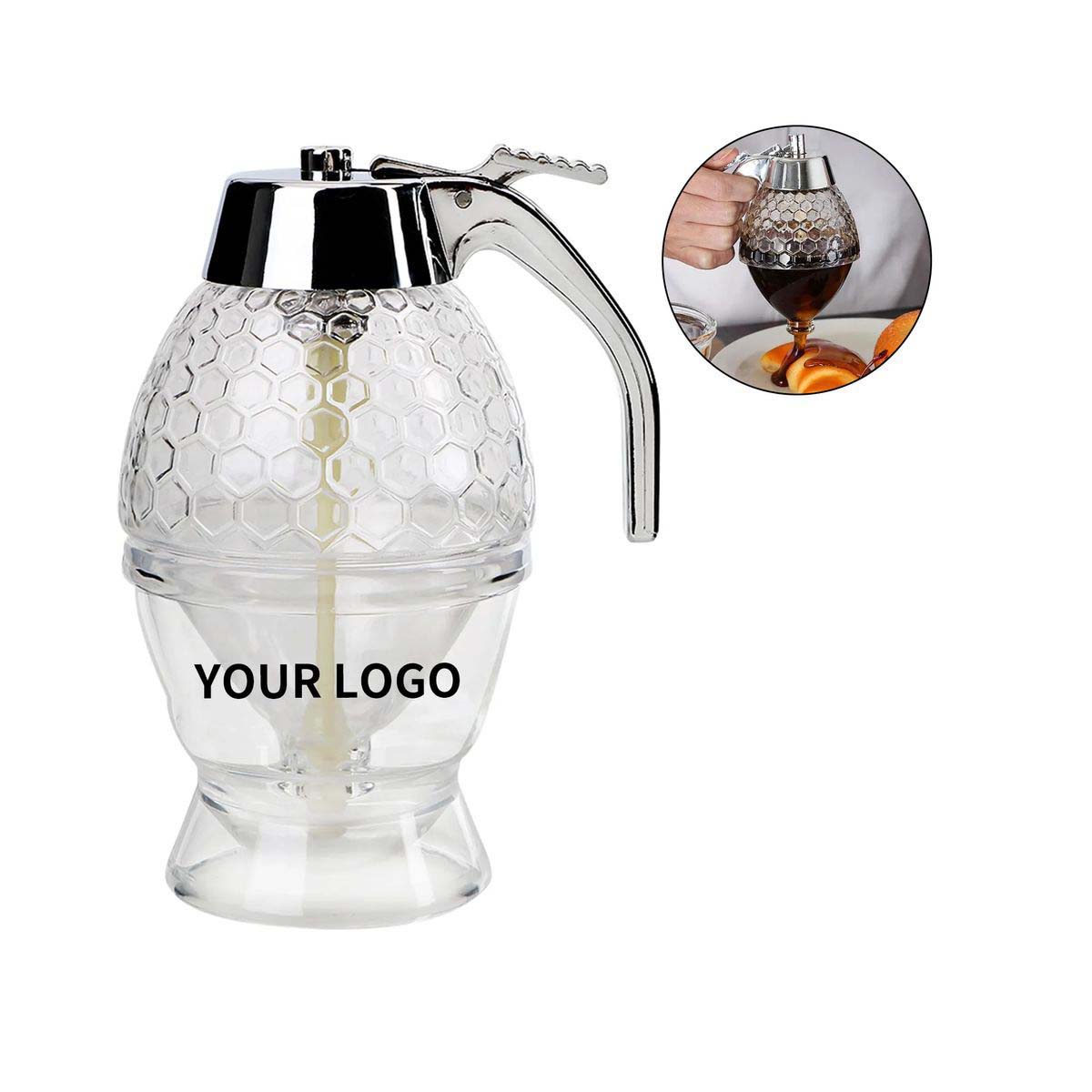 Durable Honey Syrup Dispenser with Handle 6