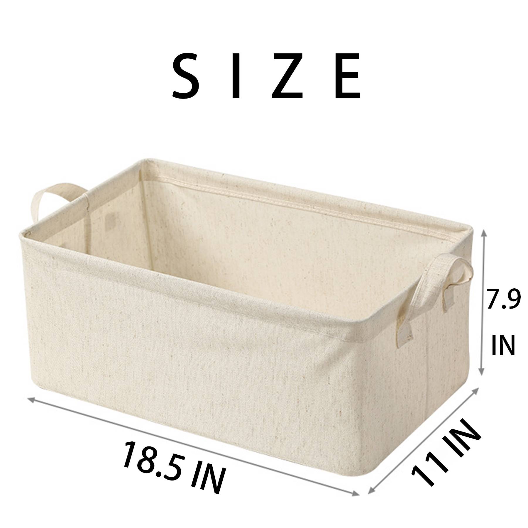 Cotton Collapsible storage case 6