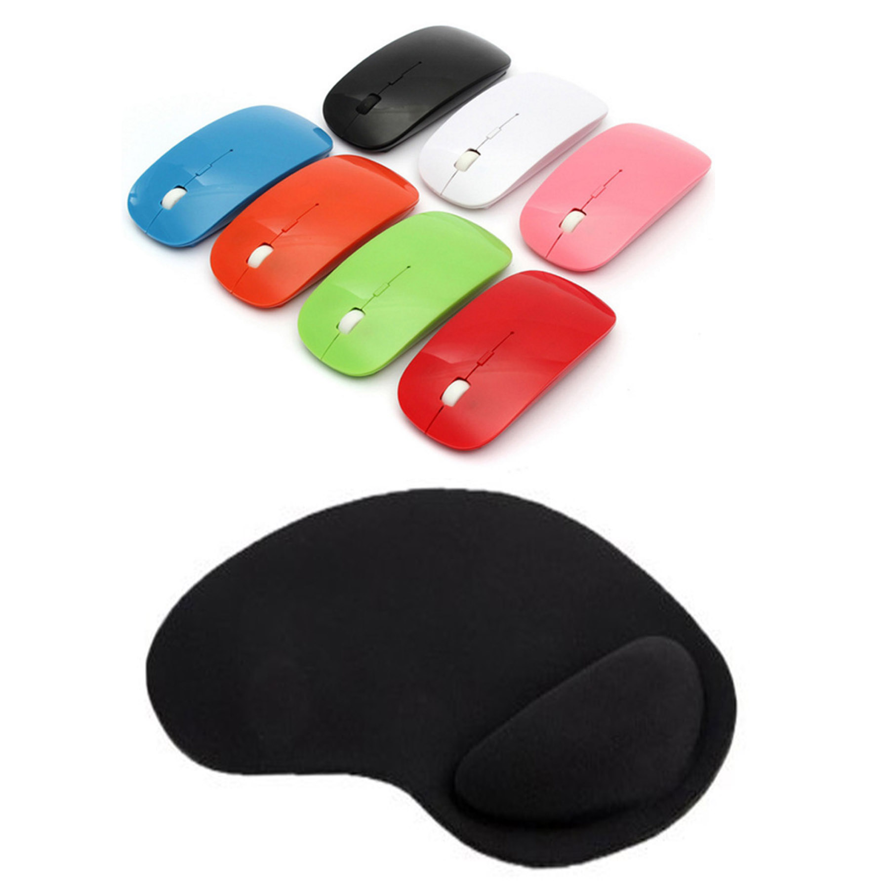 iBank ® 2.4GHz Wireless Mouse + Wrist Rest Mouse Pad 2