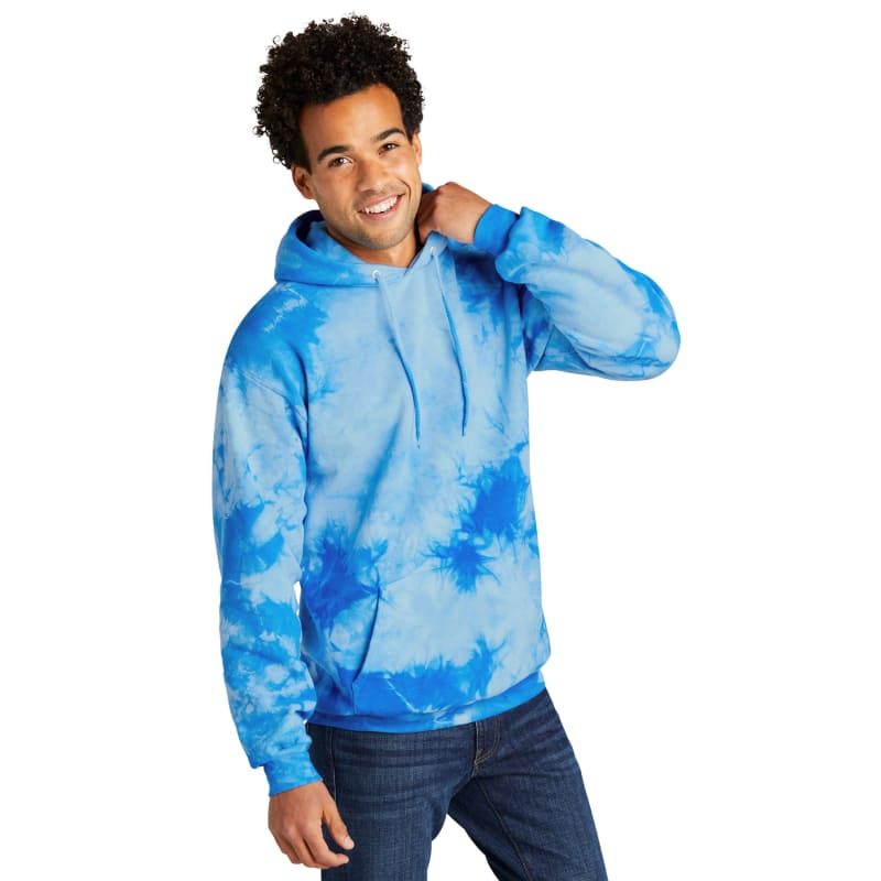 Port & Company Crystal Tie-Dye Pullover Hoodie 11