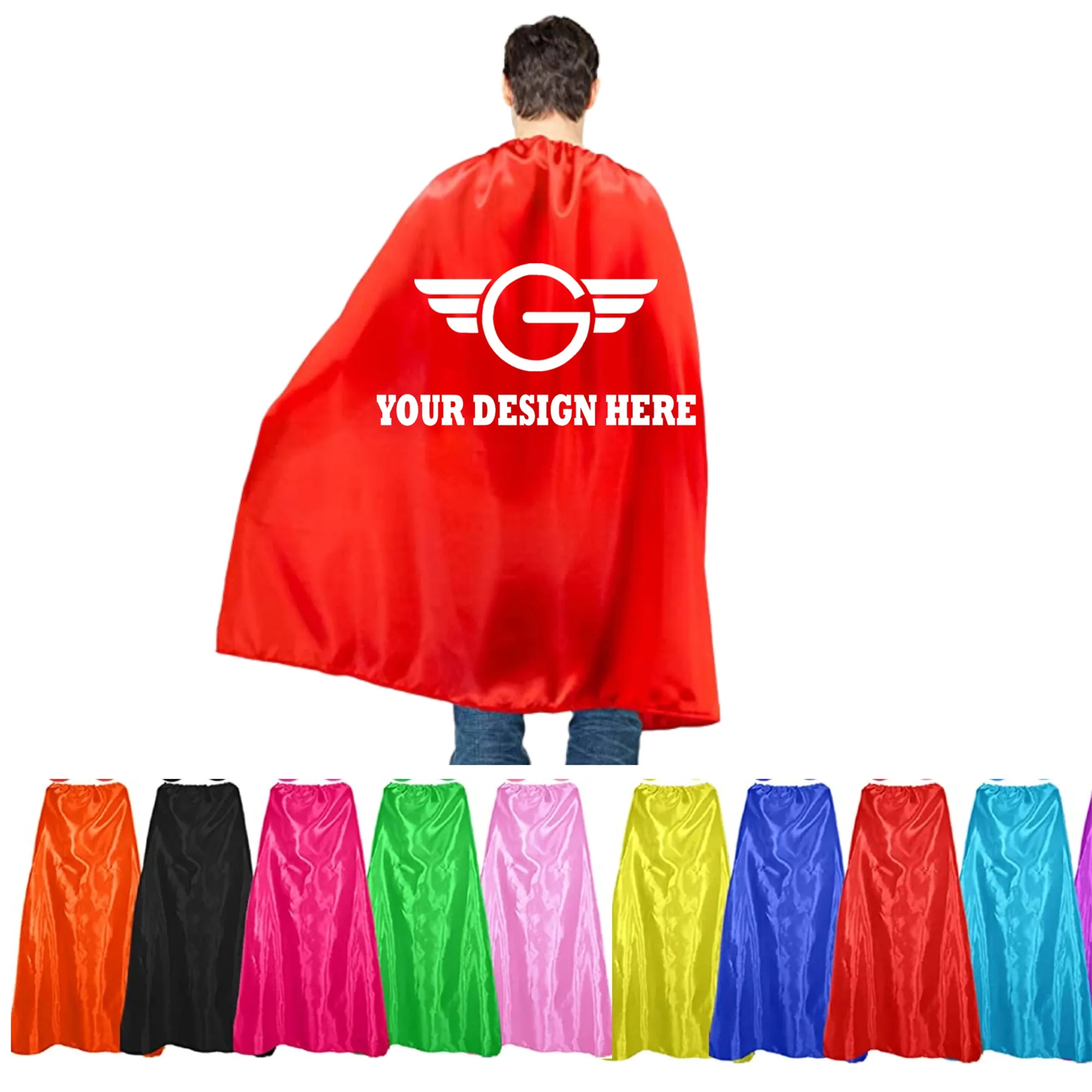 Adult Hero Cape Halloween Party Dress Up