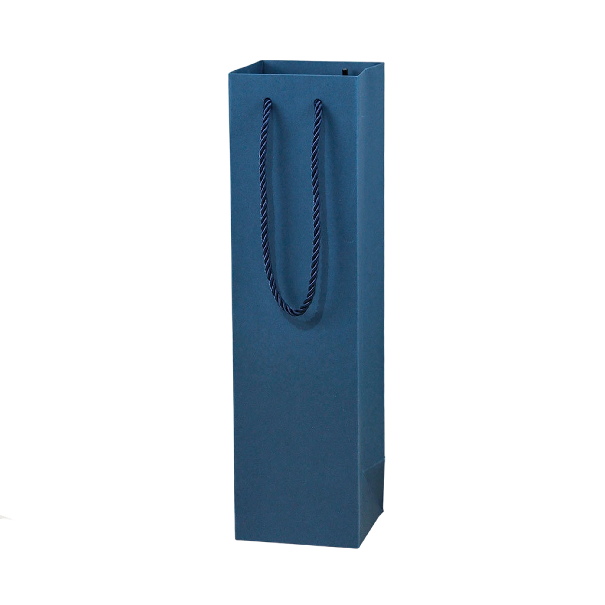 Paper Single Wine Bottle Tote Bag With Twisted Handle 4