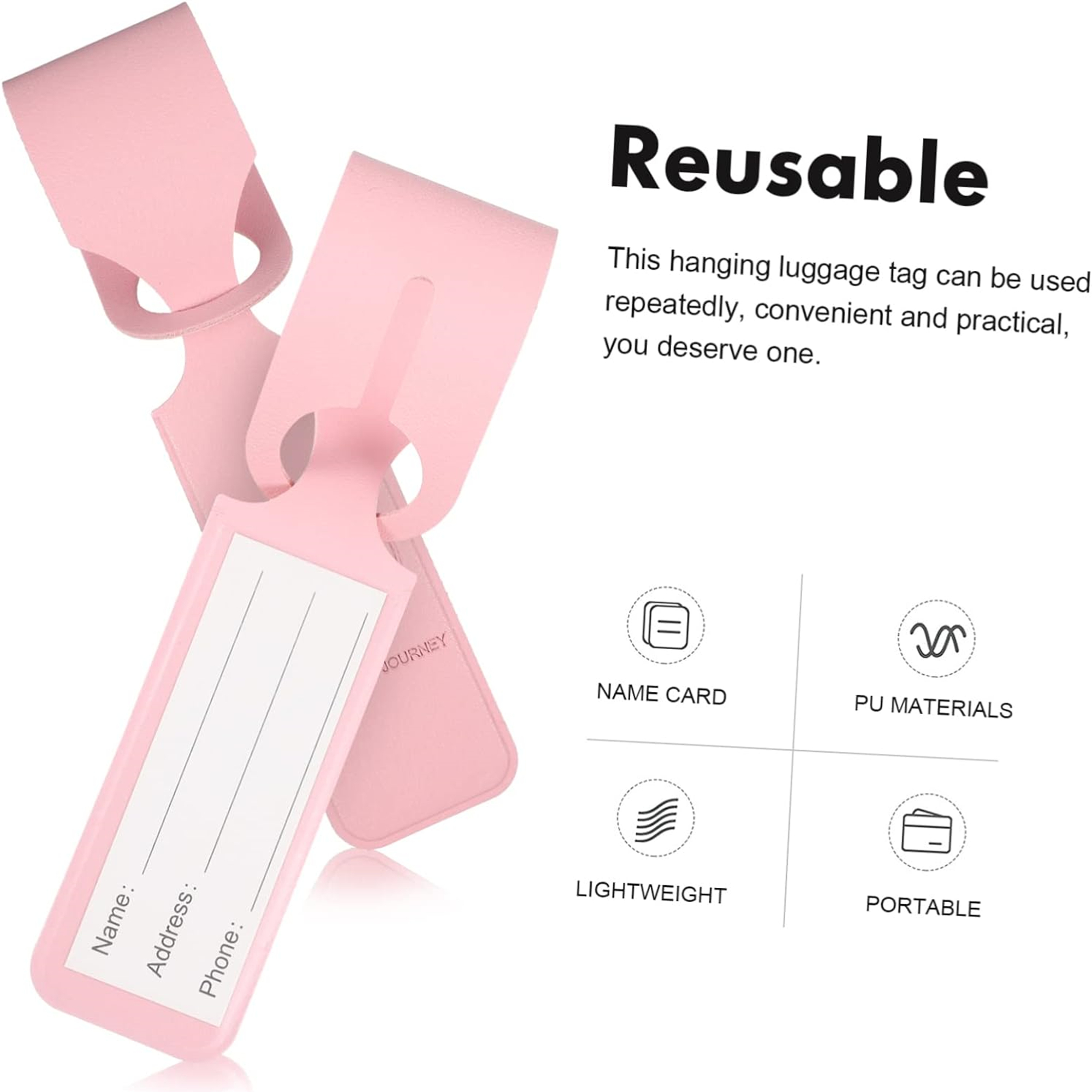 Listing Leather Luggage Tags For Suitcase 3