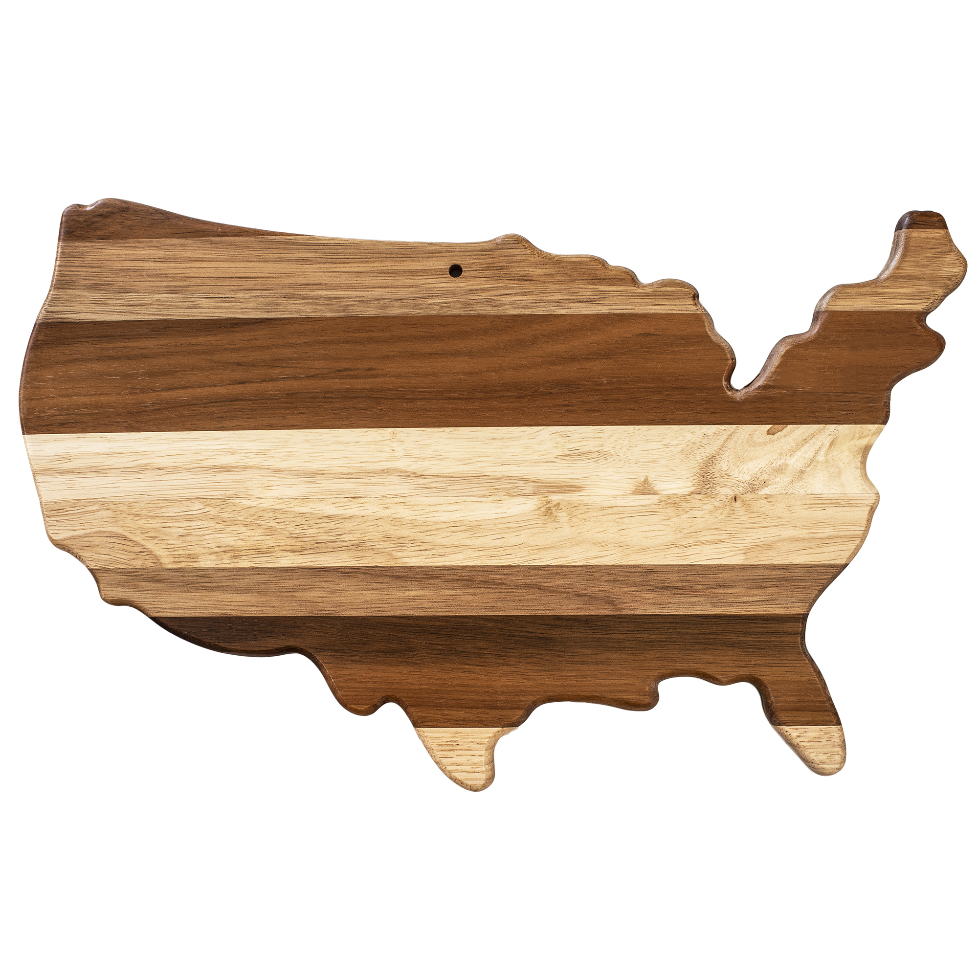 Rock & Branch® Shiplap Series USA Shaped Wood Serving and Cutting Board 2