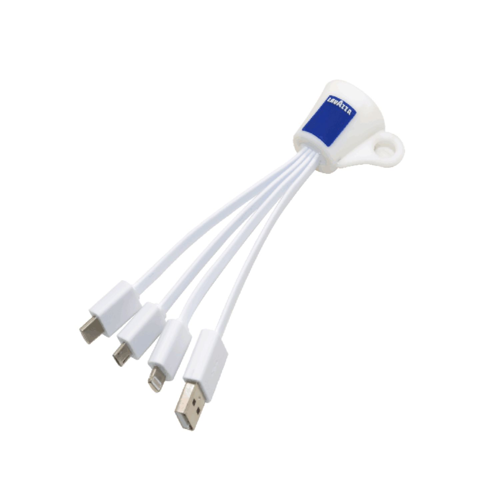 No PVC head Multi-device Charging Cable 2