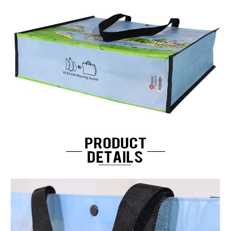 Full Color Printing RPET Carry Bag - 17.8" W x 15" W x 4.8"G 4