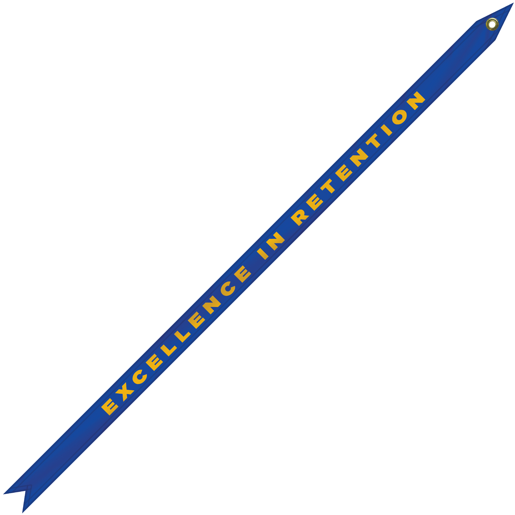1 3/8" x 36" Custom Printed Knit Polyester Streamer 1