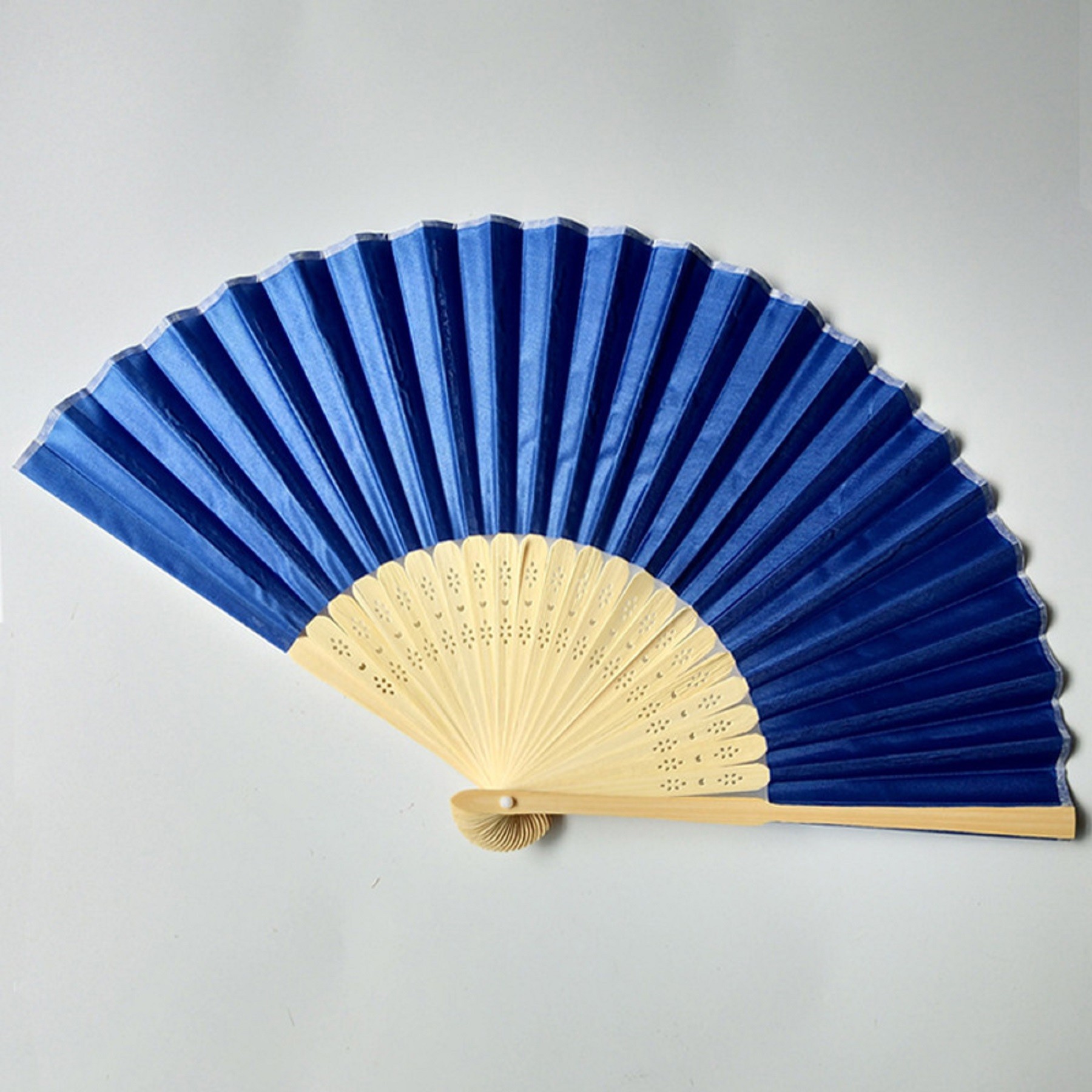 Full Color Folding Bamboo Paper Hand Fan 8