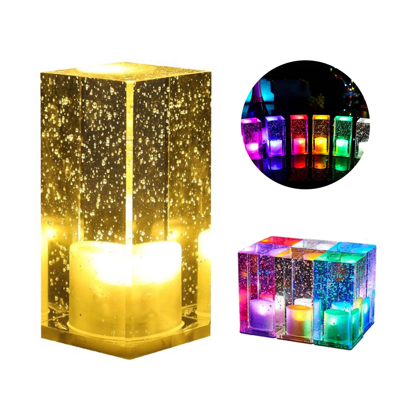 Rechargeable Led Crystal Night Light 13
