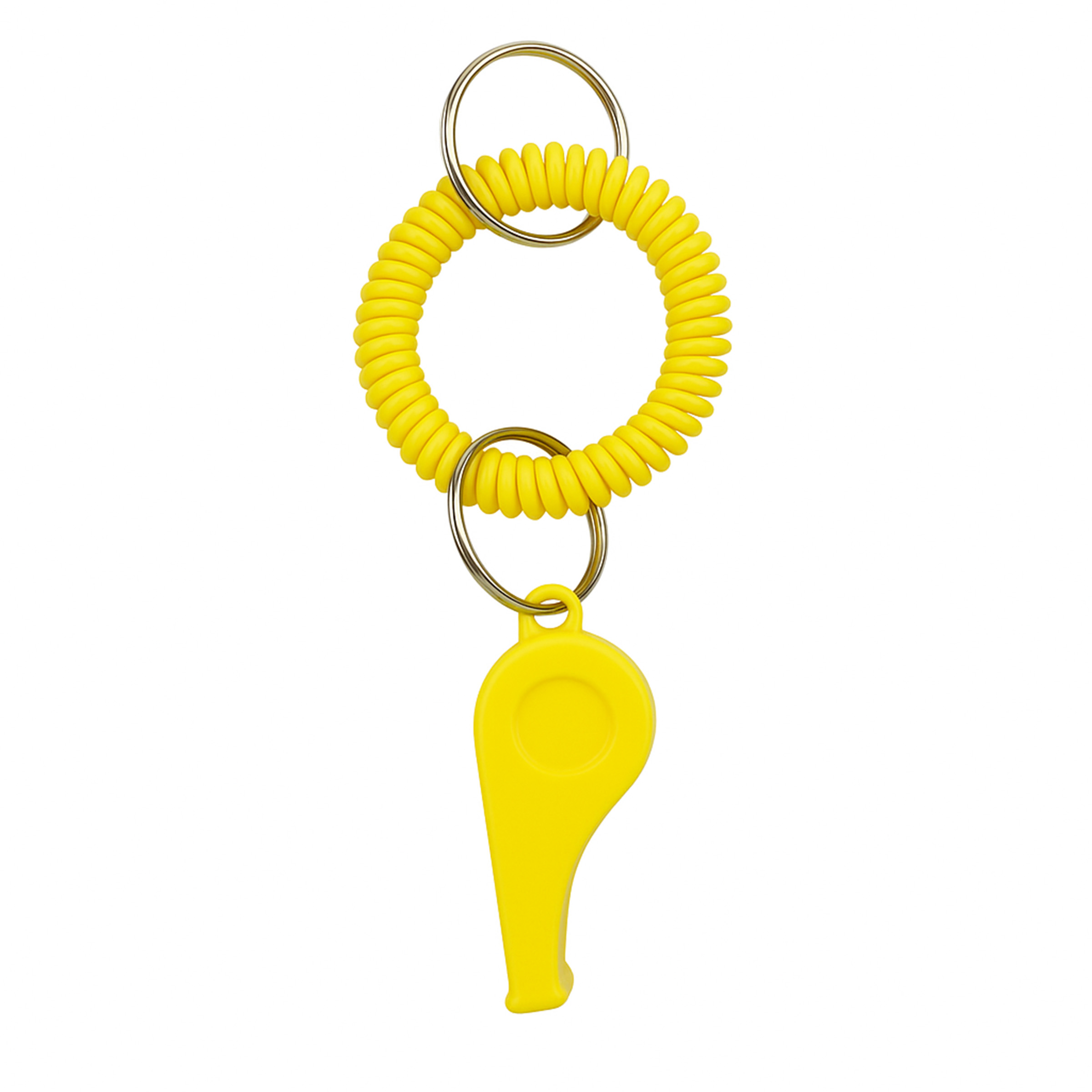 Coiled Wrist Whistle Keychain 4