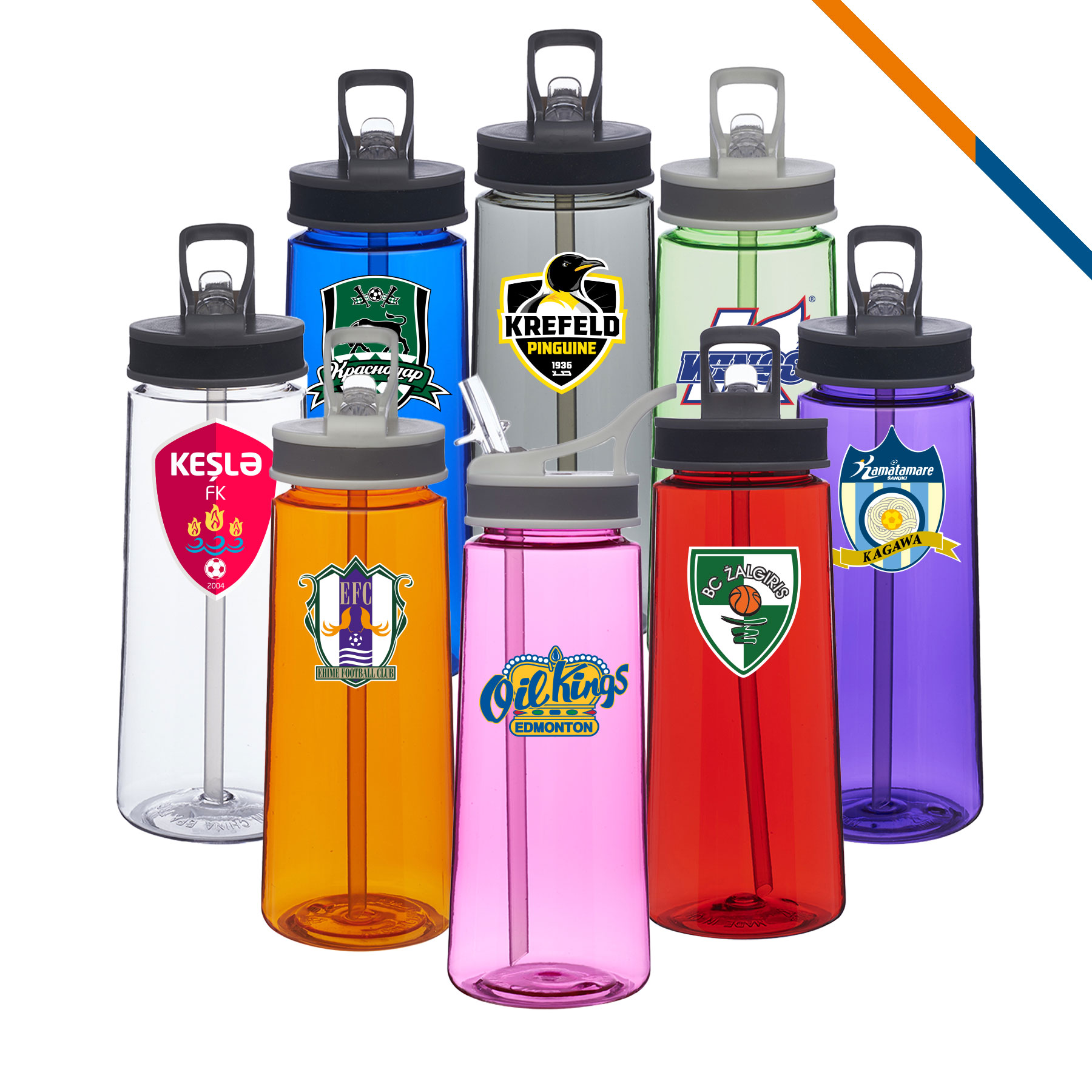 Cader Plastic Water Bottle - 22 OZ., custom plastic water bottle with logo imprint 4