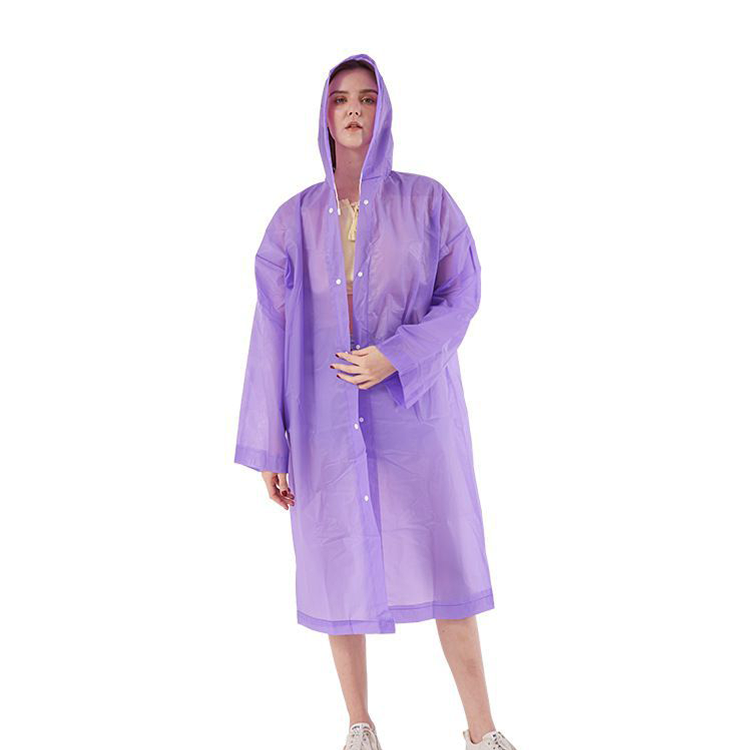 Disposable Plastic Raincoat 6
