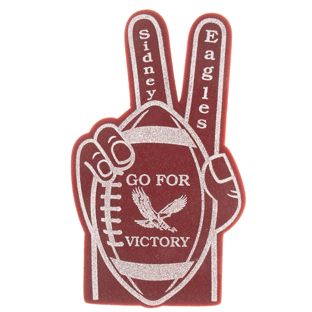 18" Football Victory Hand 4