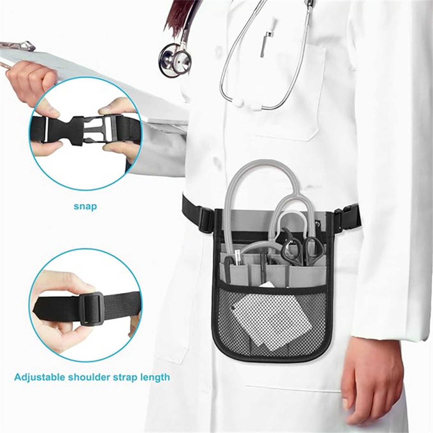 Nurse Storage Bag Waist Belt Waist Bag 3