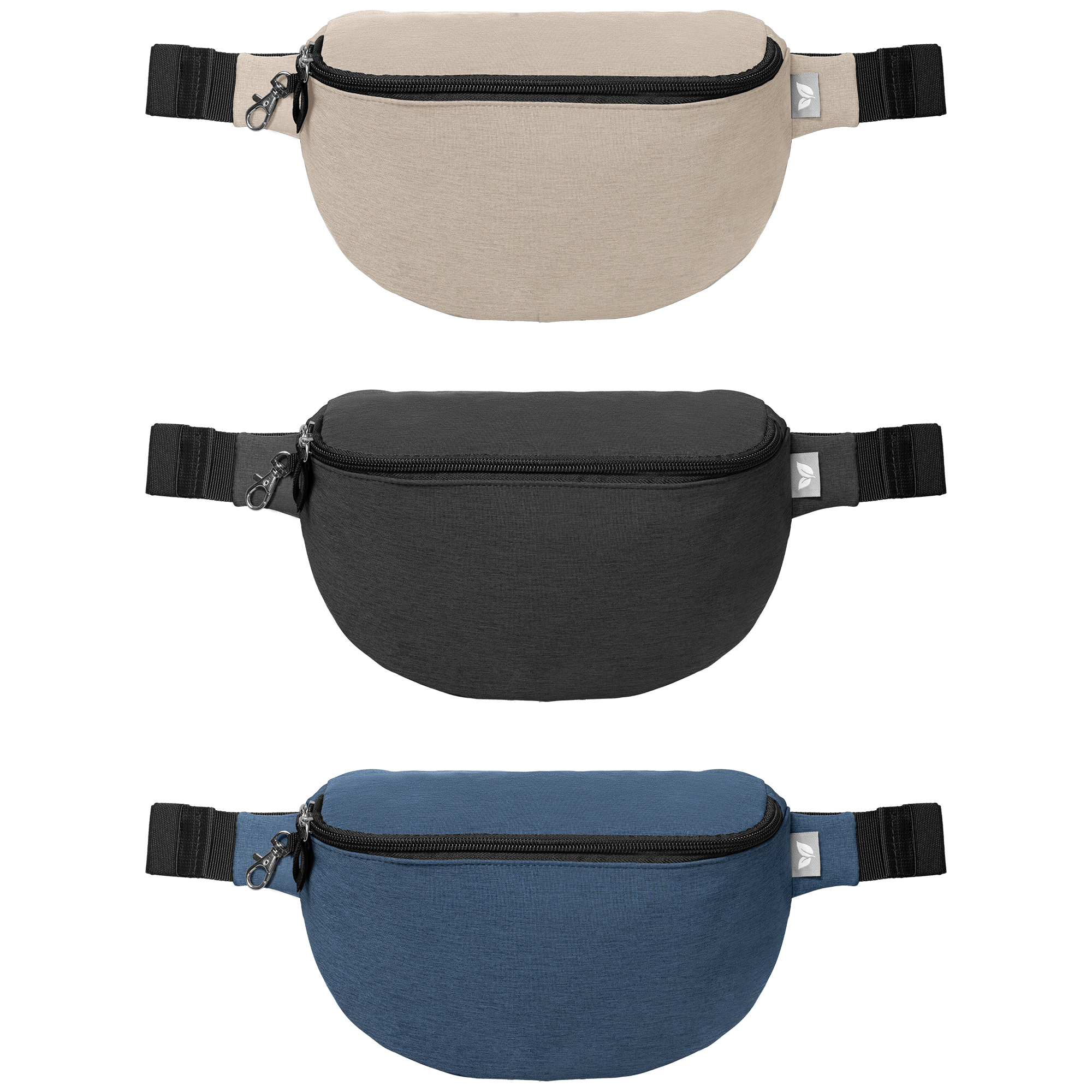 Helsinki rPET Anti-Theft Hook-Zip Waist Bag – 2L 12