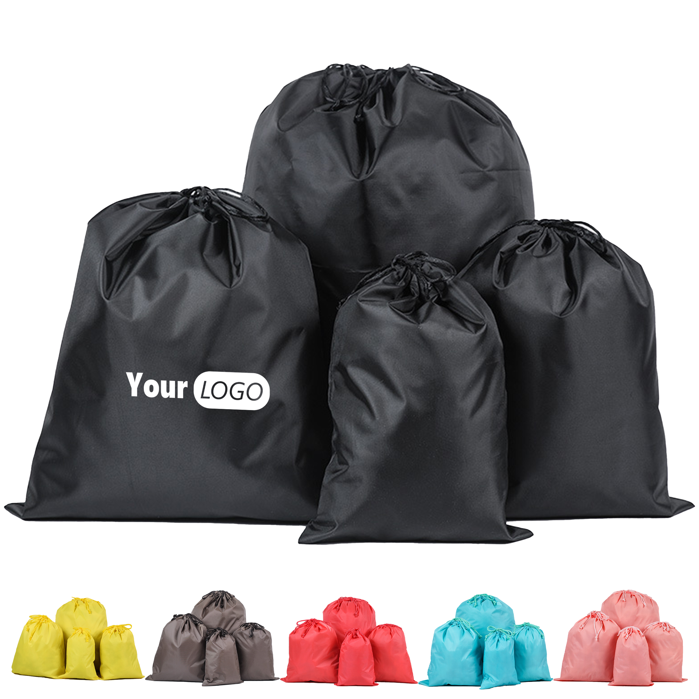 Oxford Portable Waterproof Travel Drawstring Bag 4