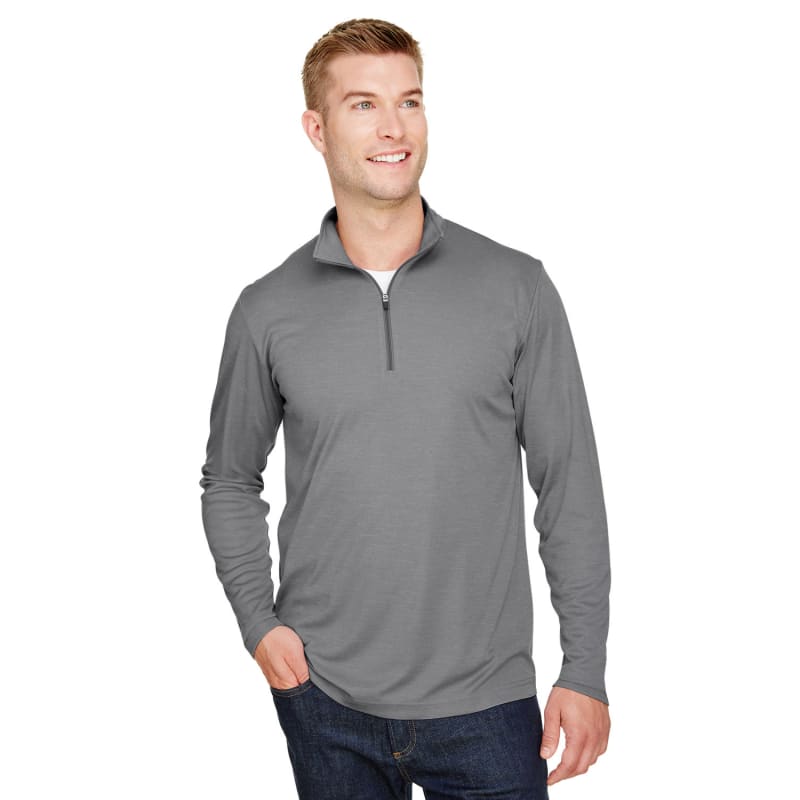 Team 365 Men's Zone Sonic Heather Performance Quarter-Zip 6
