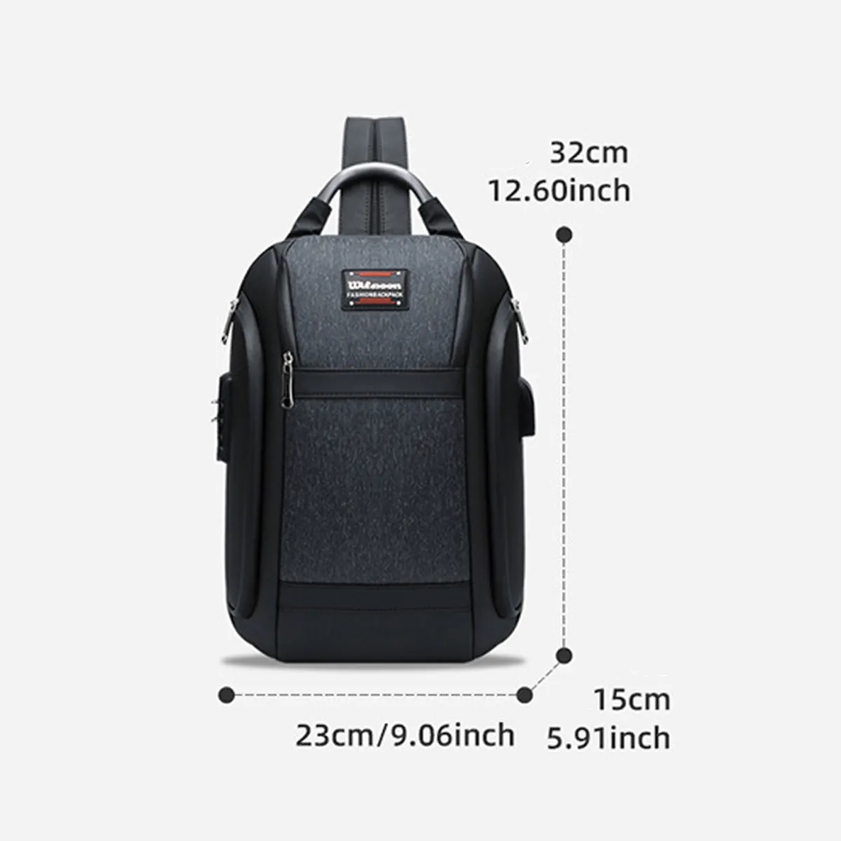 Business Anti Theft Waterproof Travel Shoulder Bag Backpack 2
