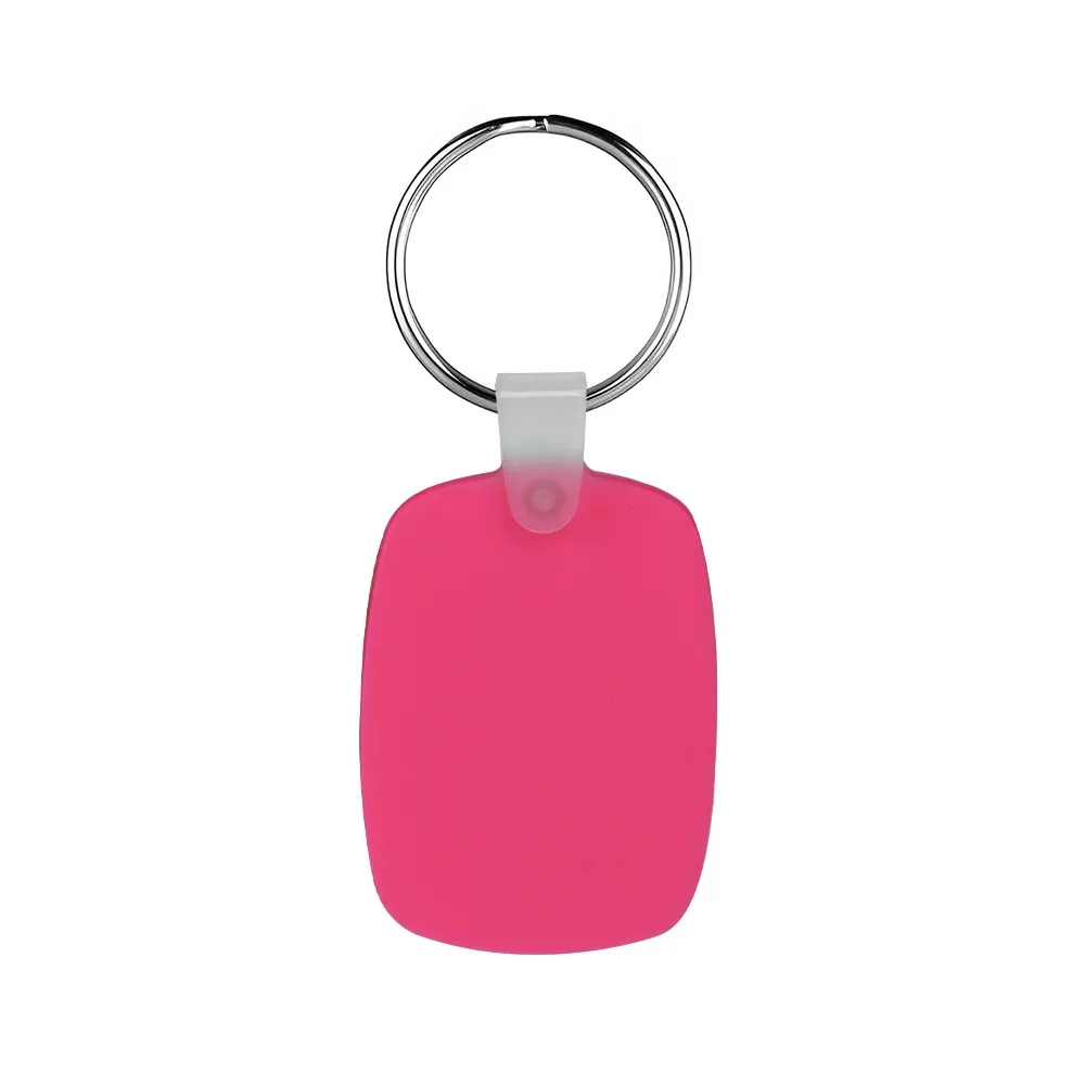 Oval Shaped Silicone Keychain 2