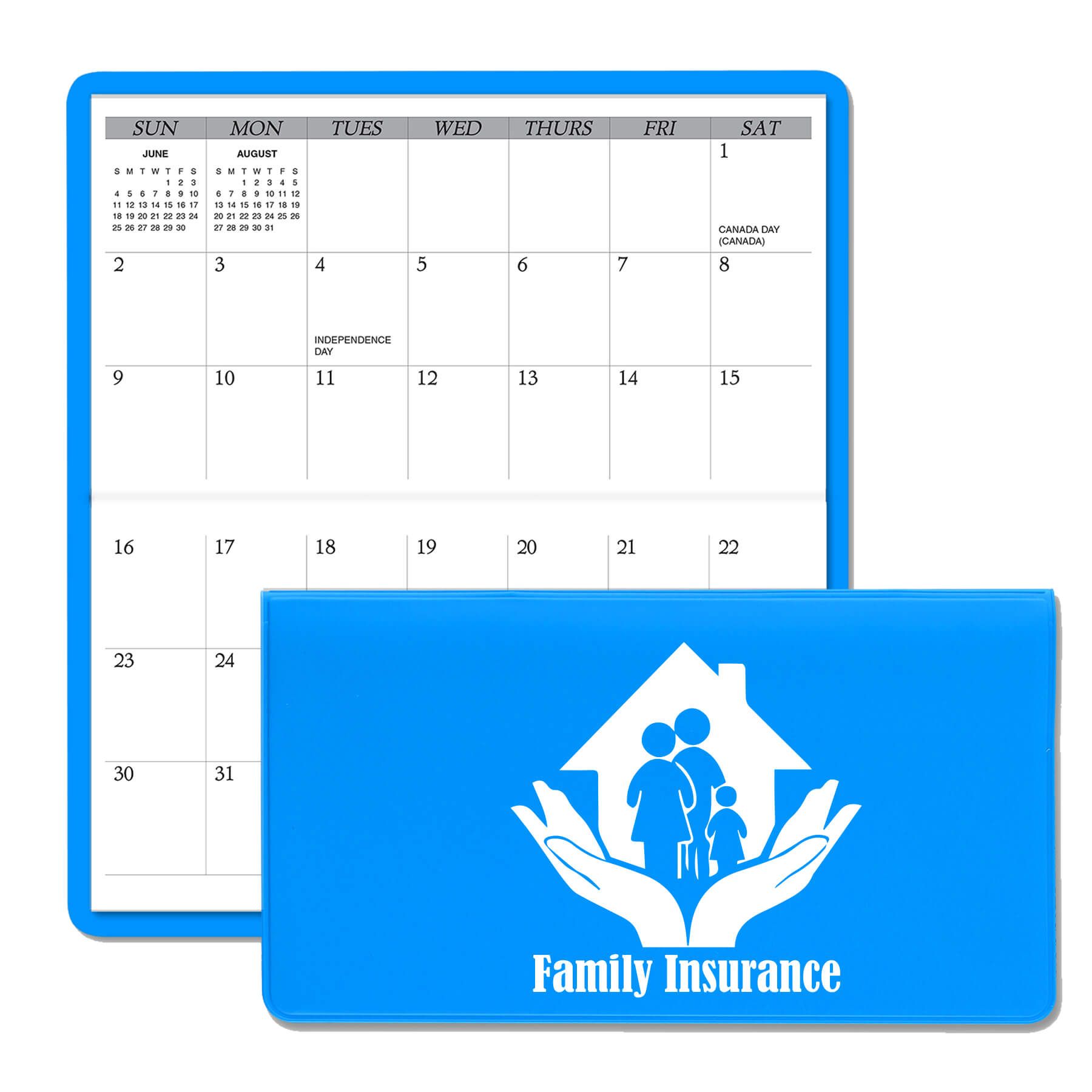 Horizontal Monthly Pocket Planner 14