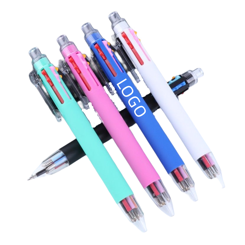 Six Color Inks Ballpoint Pen