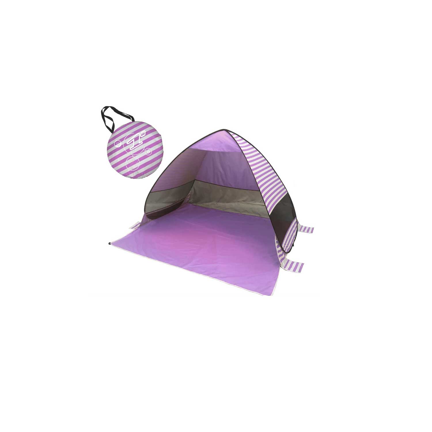 2-Second Pop-Up Beach Tent for Instant Sun Shelter 7