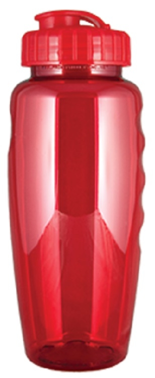 30 oz "Gripper" Poly-Clean Sports Bottle with Super-Sipper Lid