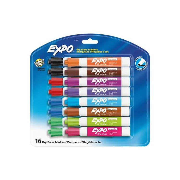 Dry Erase Markers - Assorted 16 Pack 1