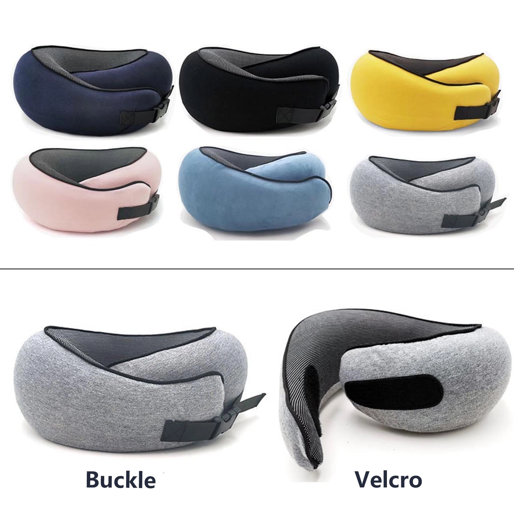 Memory Foam Chin Supporting Travel Pillow 7
