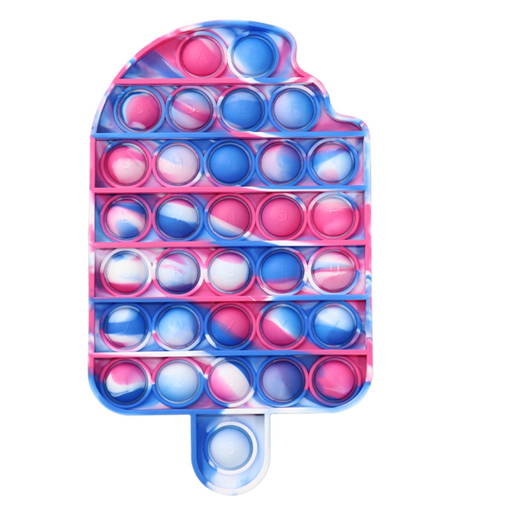 Ice Cream Shape Push Pop Bubble Toy 2