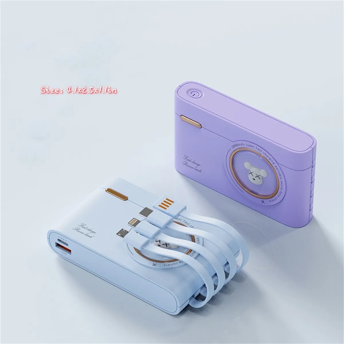 Portable Charger 20000mAh Cute Power Bank 3