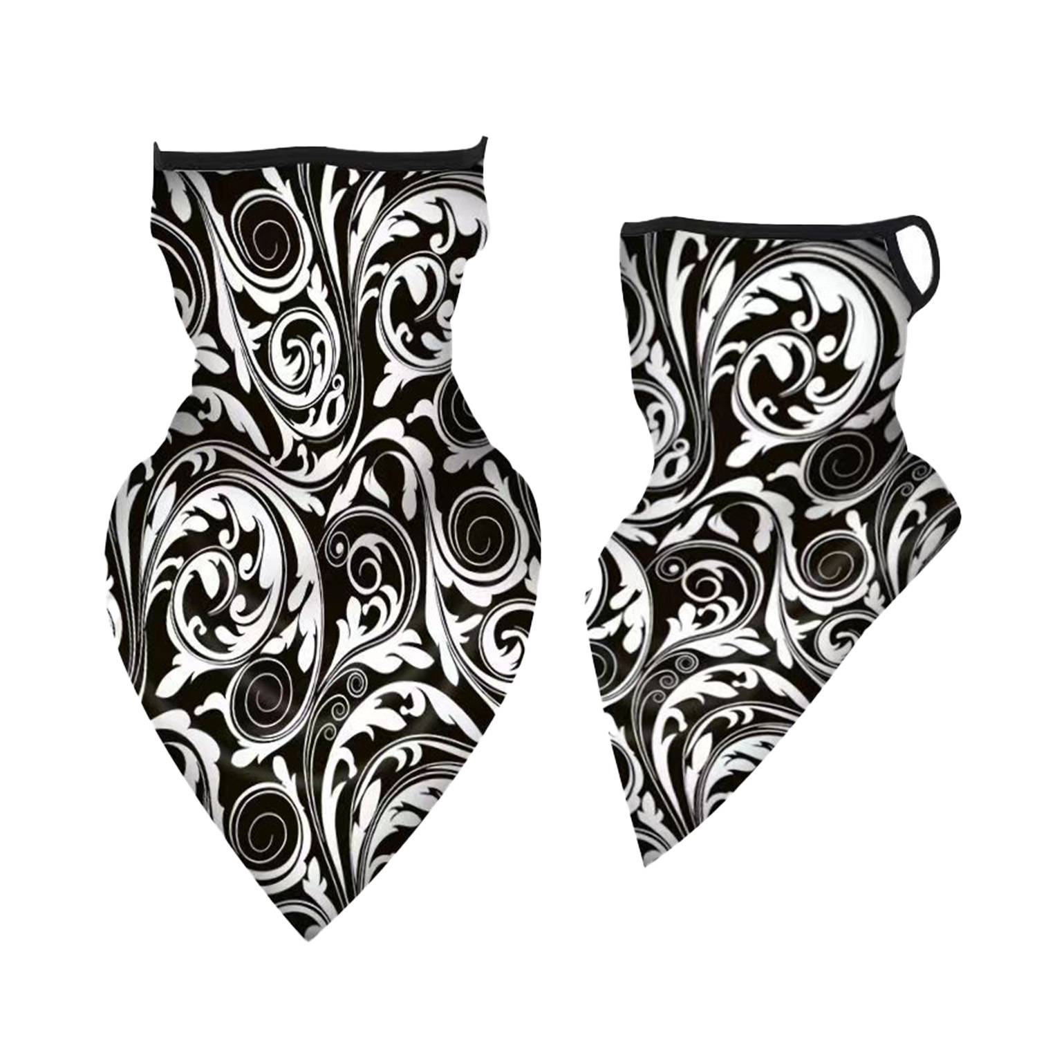 Polyester Ear Hanging Triangle Scarf Sun Protection Mask 5