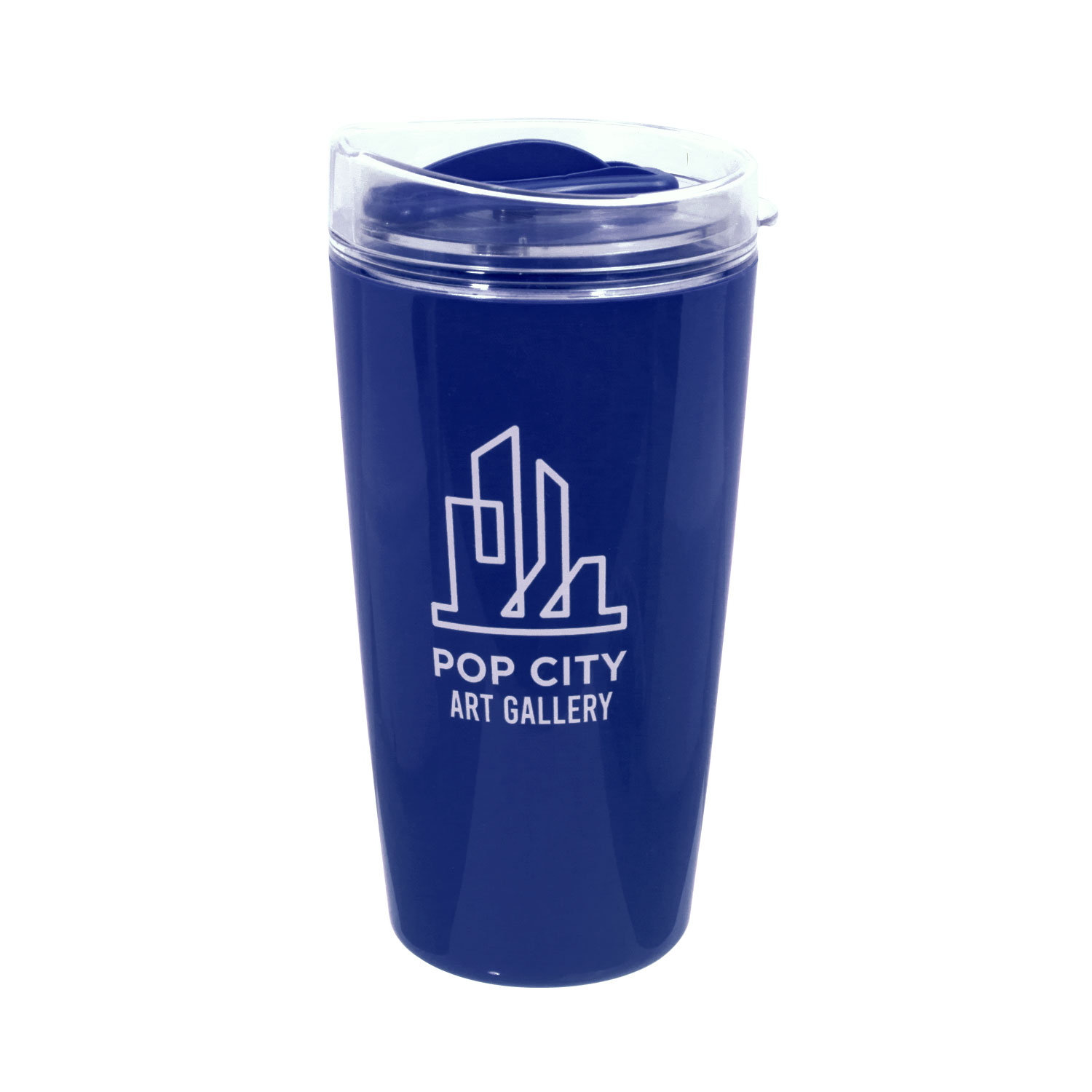 16 oz. Thumb Slide Coffee Tumbler (1 Color Imprint) 2