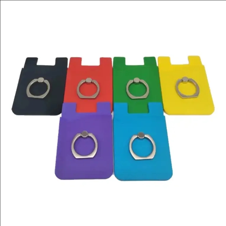 Silicone Phone Wallet With Ring 1