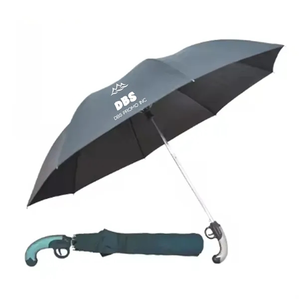 40'' 8K Creative Gun Shape Auto Folding Umbrella