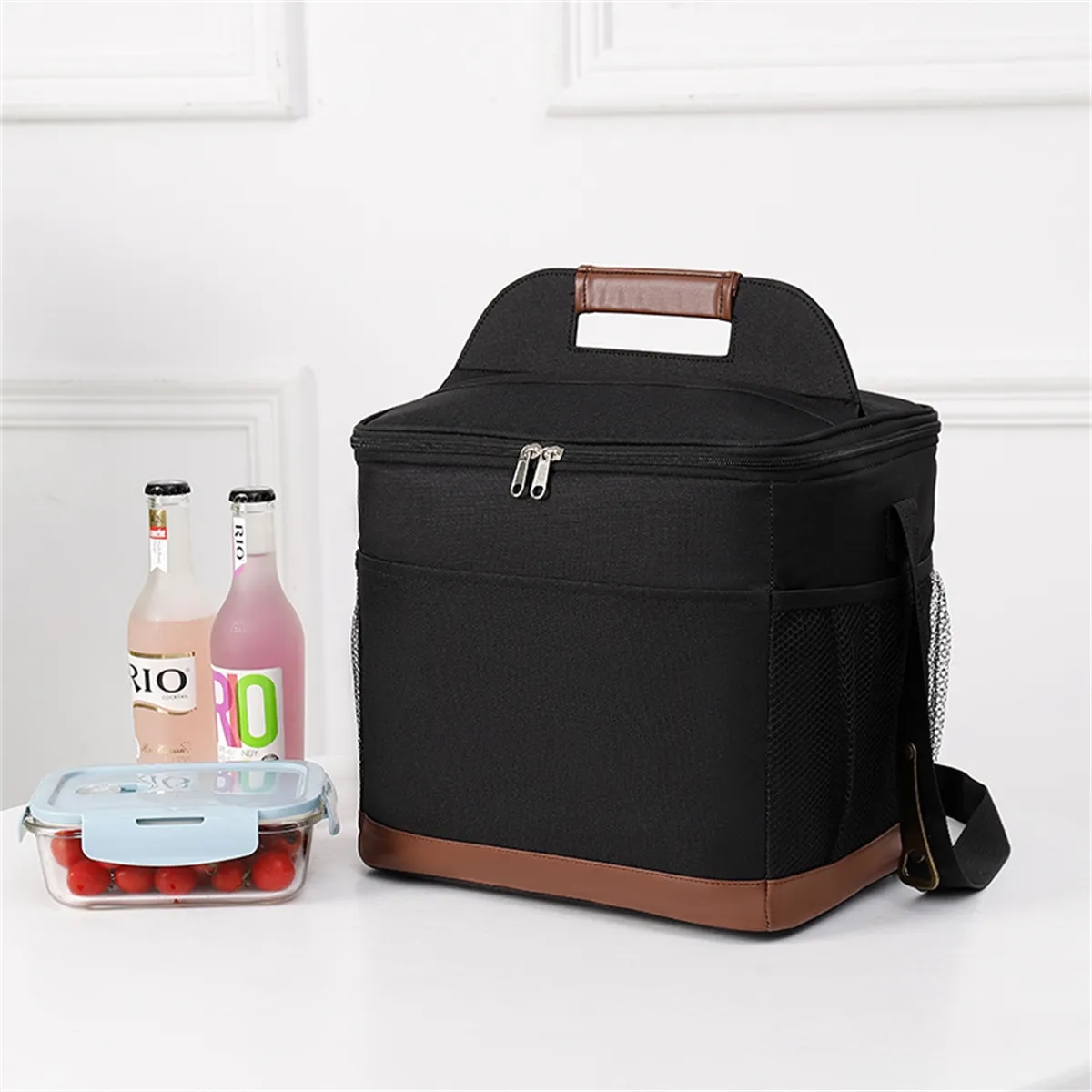 16L Insulated Lunch Bag Picnic Boxes Reusable 6