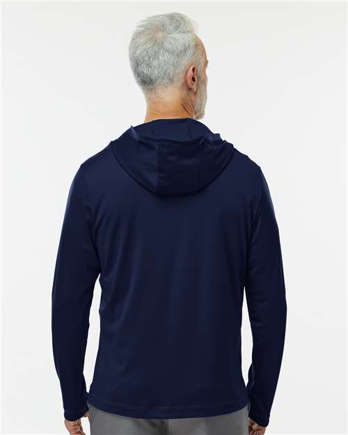 Men's Lightweight Quarter-Zip Hooded Pullover - A596, custom hoodie or sweatshirt with logo imprint 34
