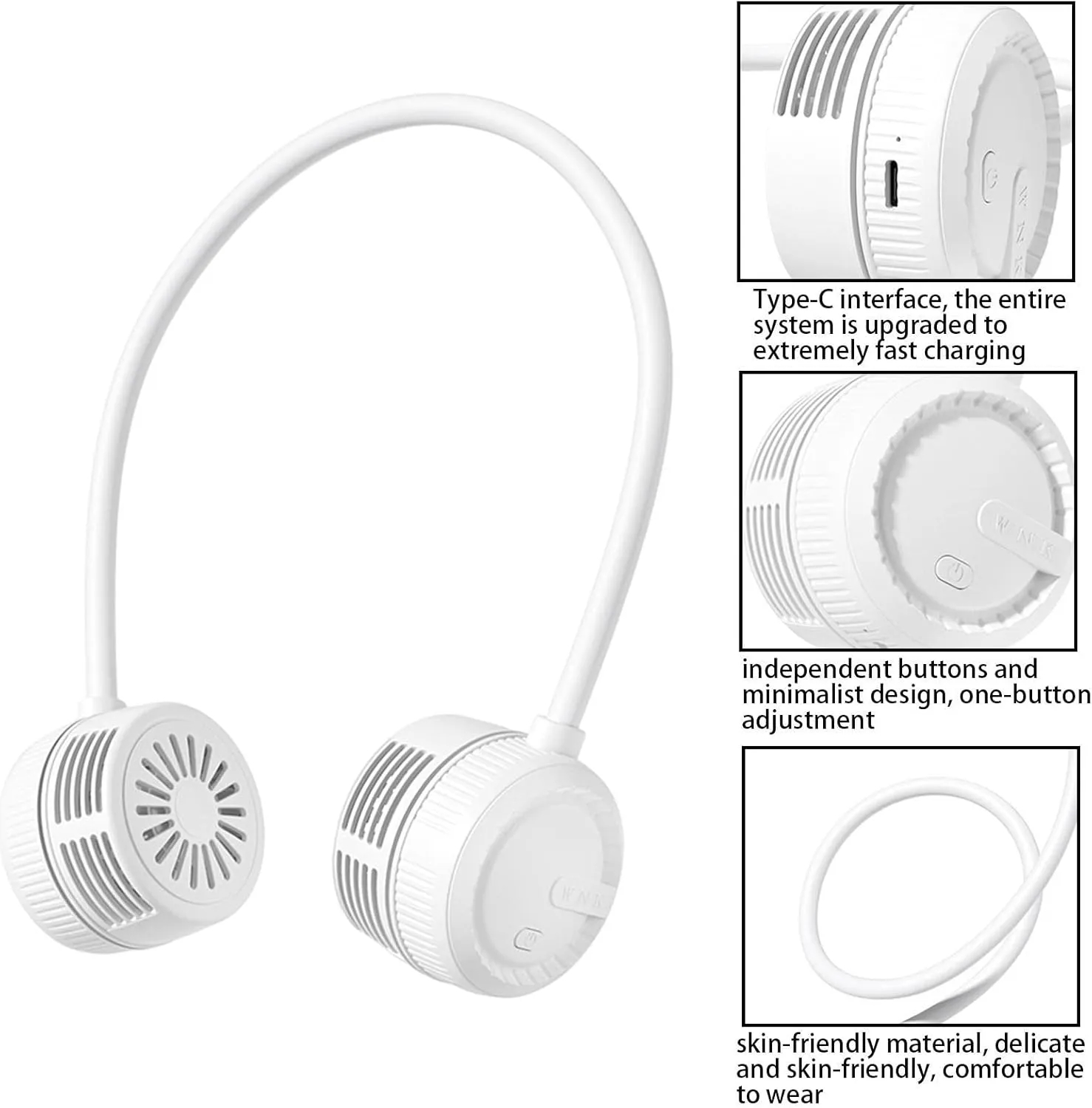 Portable Neck Fan 4