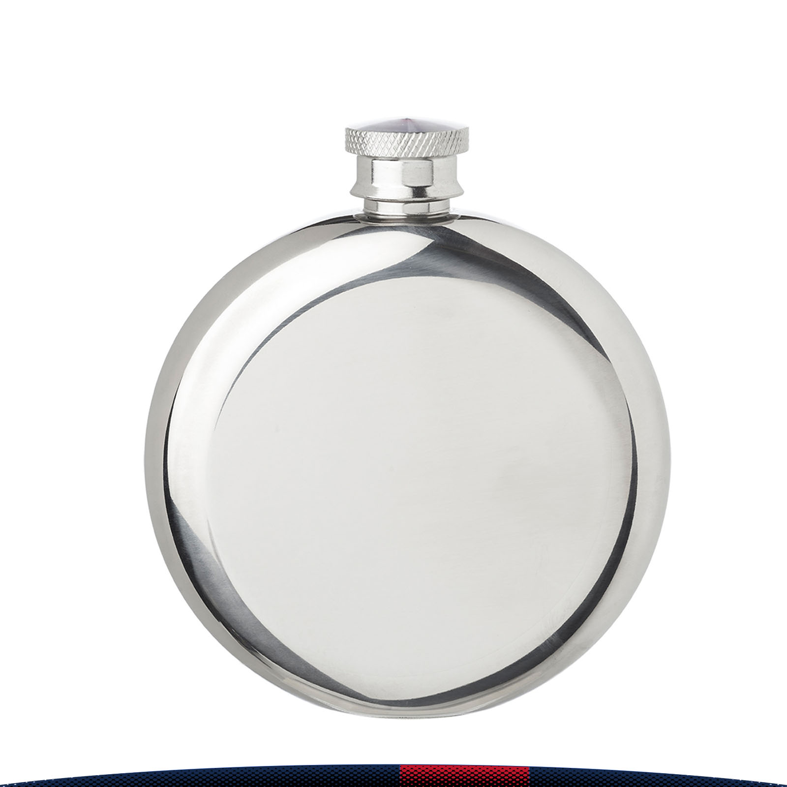 5 oz. Zoria Stainless Steel Hip Flask, custom water bottle with logo imprint 4