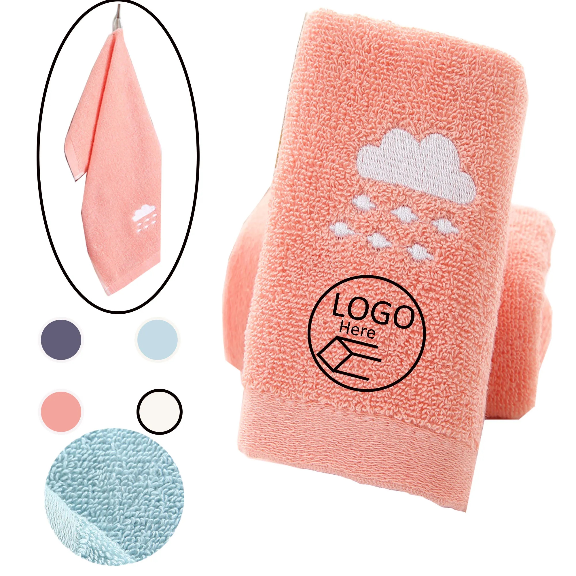 Cotton Towel Washcloth Facecloth 7