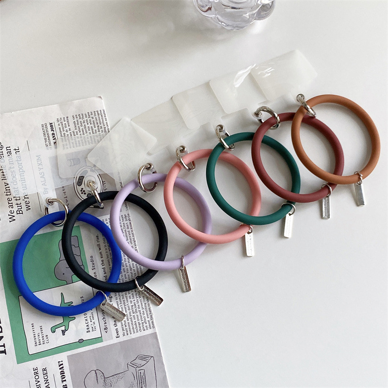 Mobile phone silicone lanyard 2