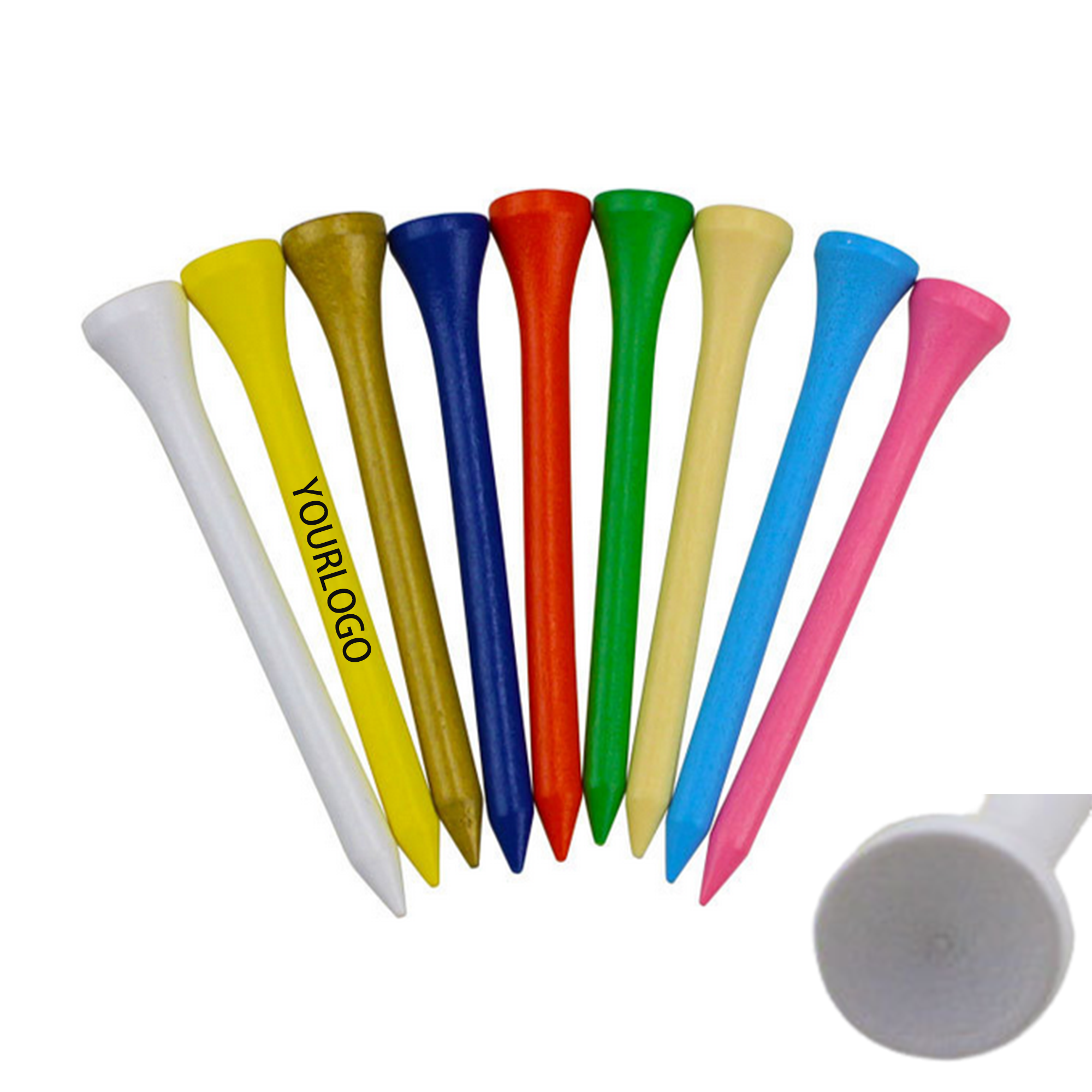 2.75" Wood Golf Tee 2