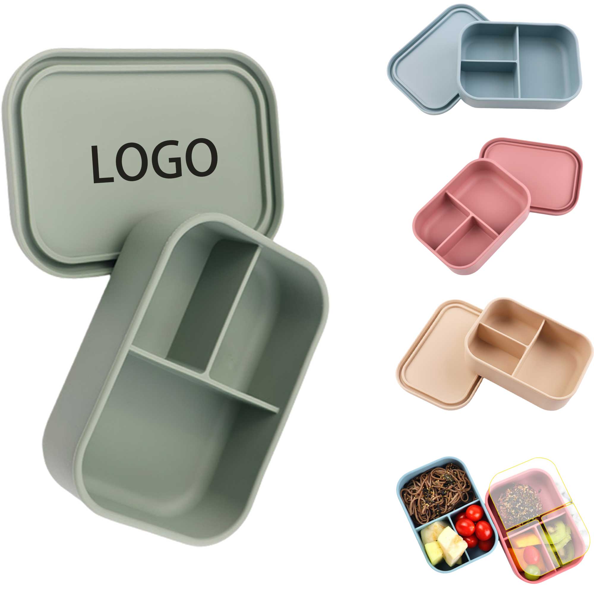 Versatile Silicone Bento Box 3