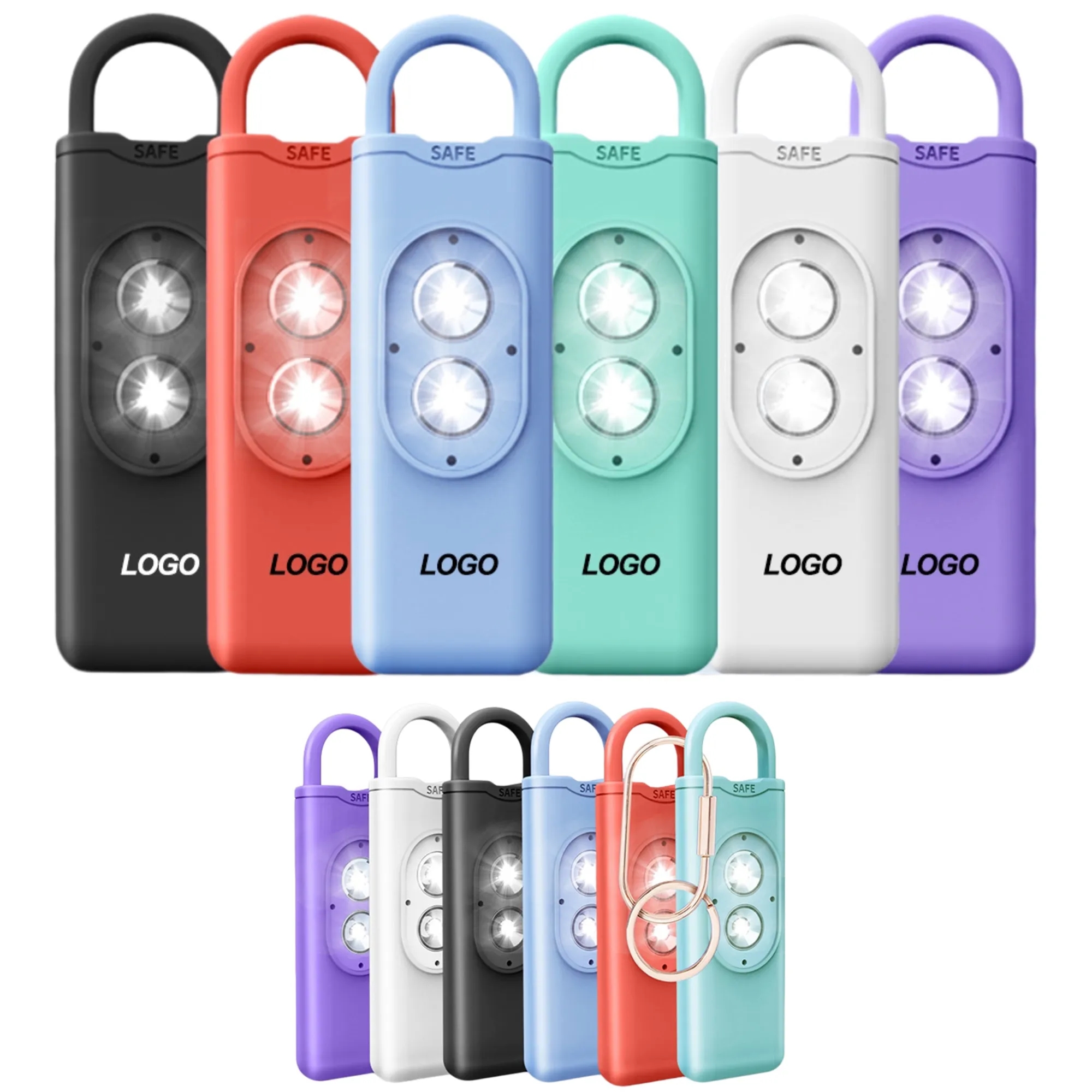 Personal Safety Alarm Keychain for Women Kids