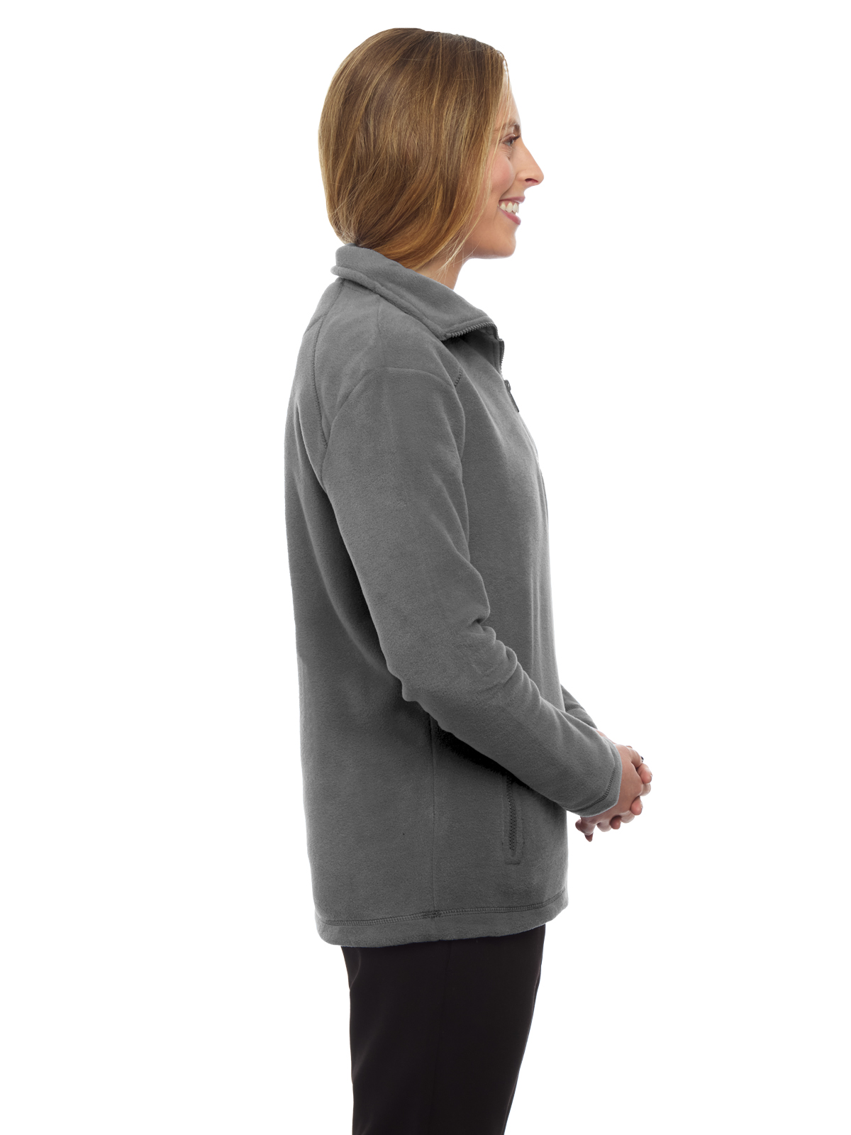 Blue Generation - Women's 2-Pocket Micro Fleece Full Zip Jacket 12