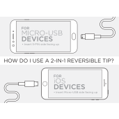 Route Light Up Logo 3-in-1 Cable 68