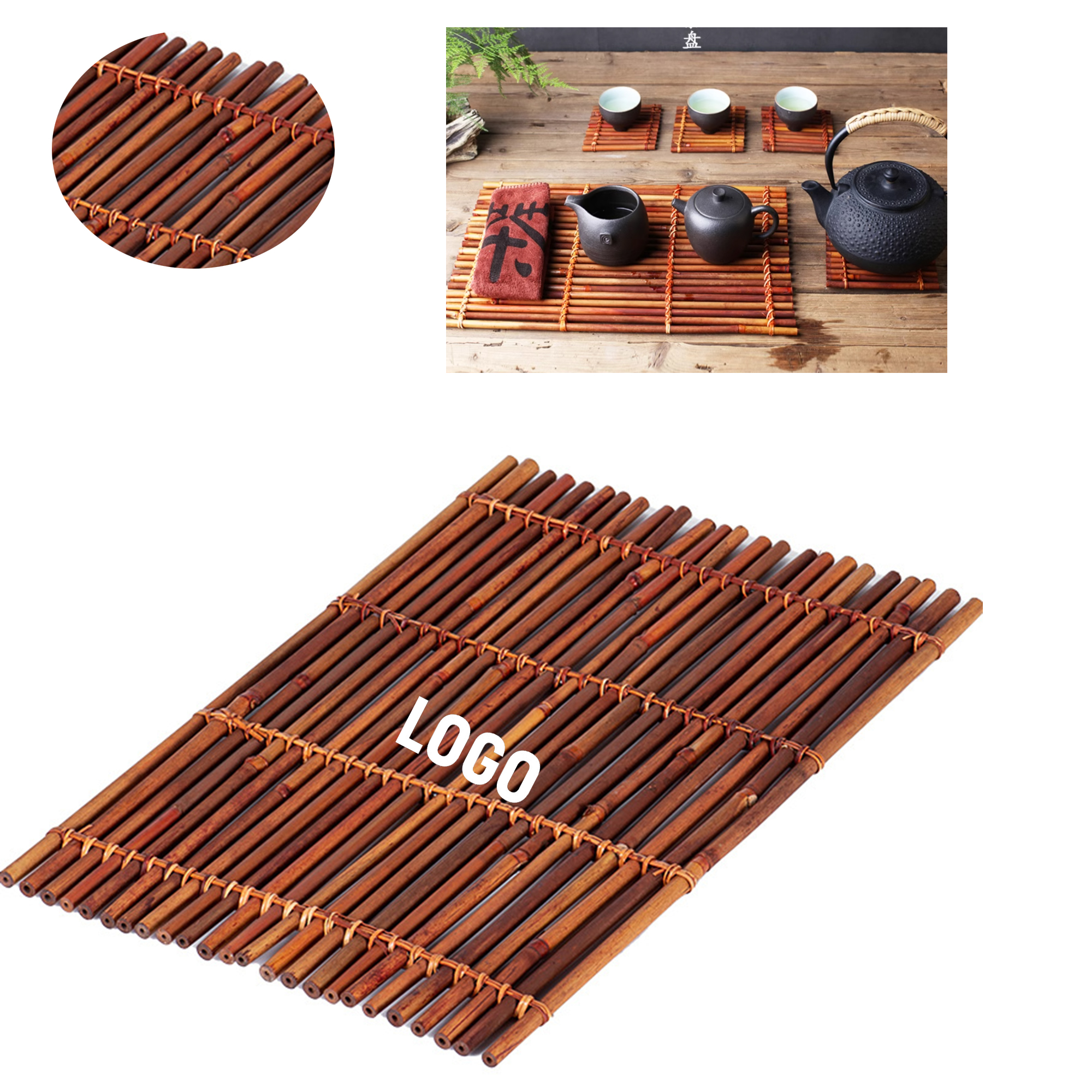 Small Bamboo Raft Coaster 3